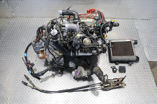 JDM 4A-GZE 1985 - 1989 TOYOTA MR2 1.6L SUPERCHARGED ENGINE FIRST GEN AW11 LSD 5 SPEED MT