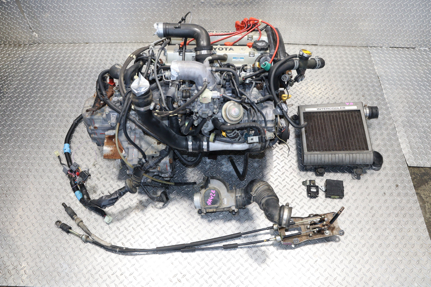 JDM 4A-GZE 1985 - 1989 TOYOTA MR2 1.6L SUPERCHARGED ENGINE FIRST GEN AW11 LSD 5 SPEED MT