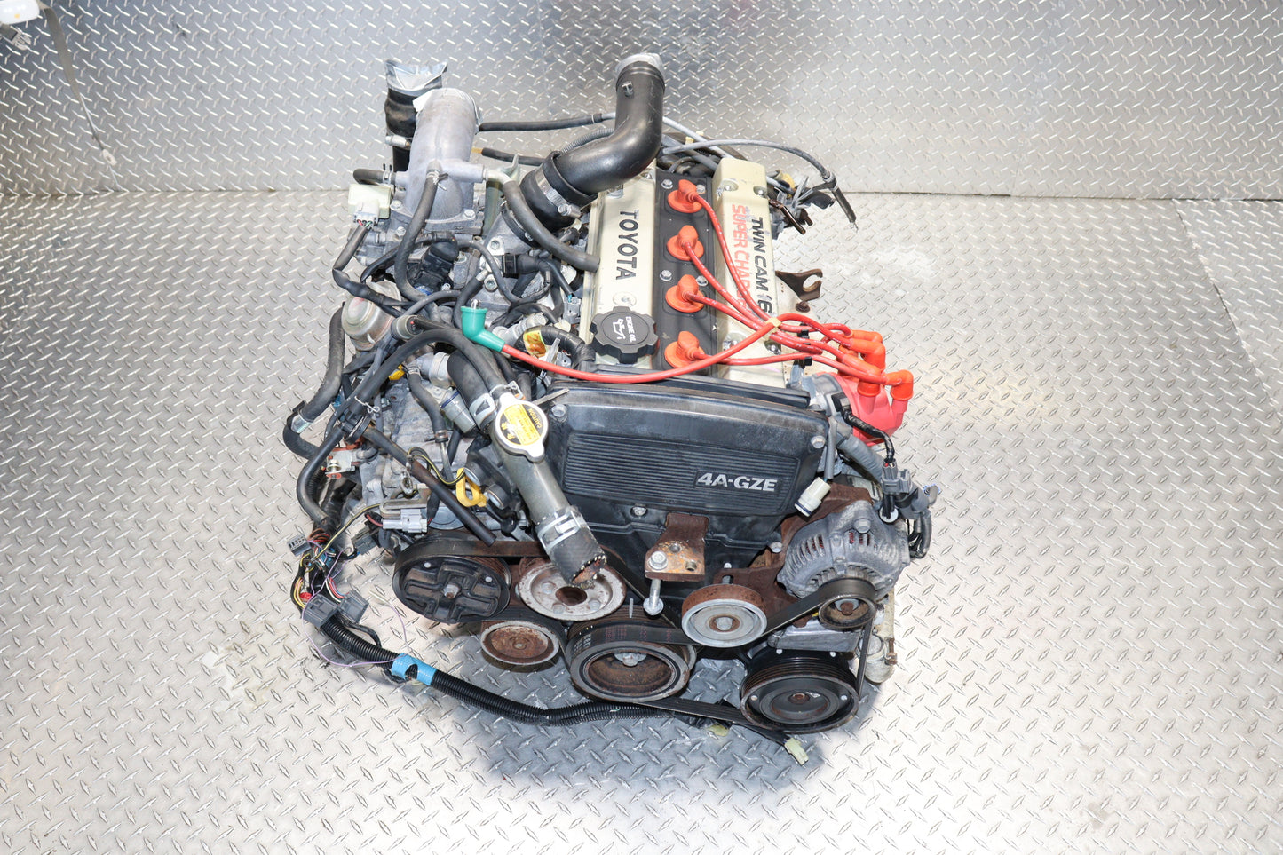 JDM 4A-GZE 1985 - 1989 TOYOTA MR2 1.6L SUPERCHARGED ENGINE FIRST GEN AW11 LSD 5 SPEED MT