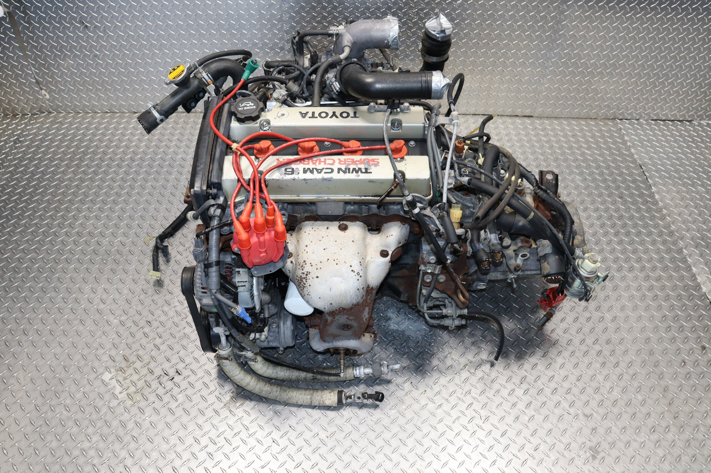 JDM 4A-GZE 1985 - 1989 TOYOTA MR2 1.6L SUPERCHARGED ENGINE FIRST GEN AW11 LSD 5 SPEED MT