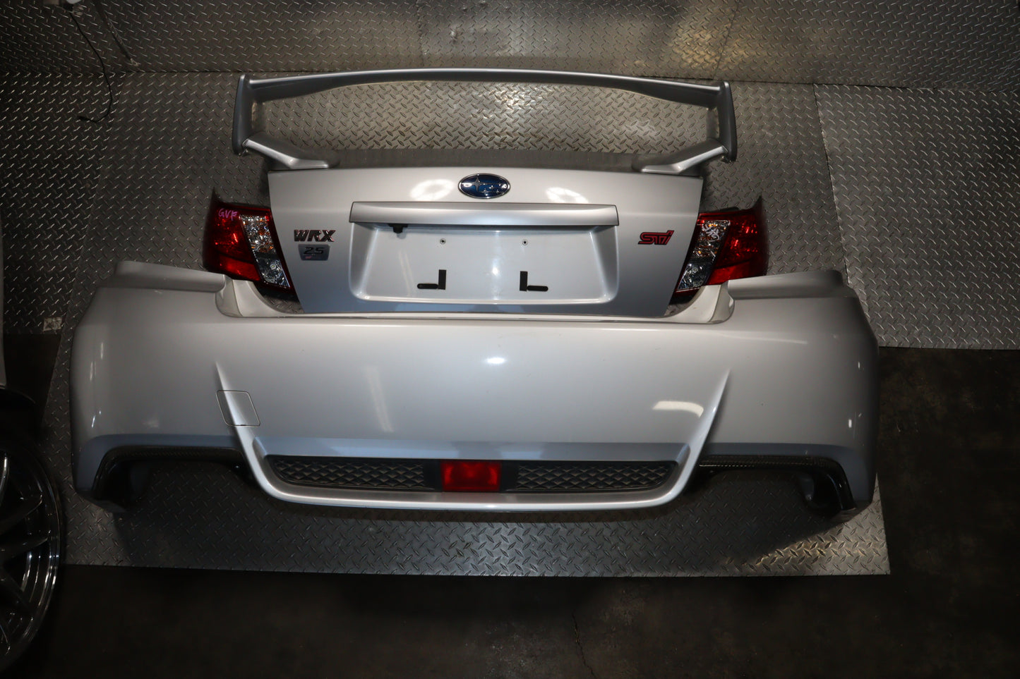 JDM 2008 - 2014 SUBARU IMPREZA WRX STI SEDAN GRB GVF REAR TRUNK W/ SPOILER, TAIL LIGHTS & REAR BUMPER