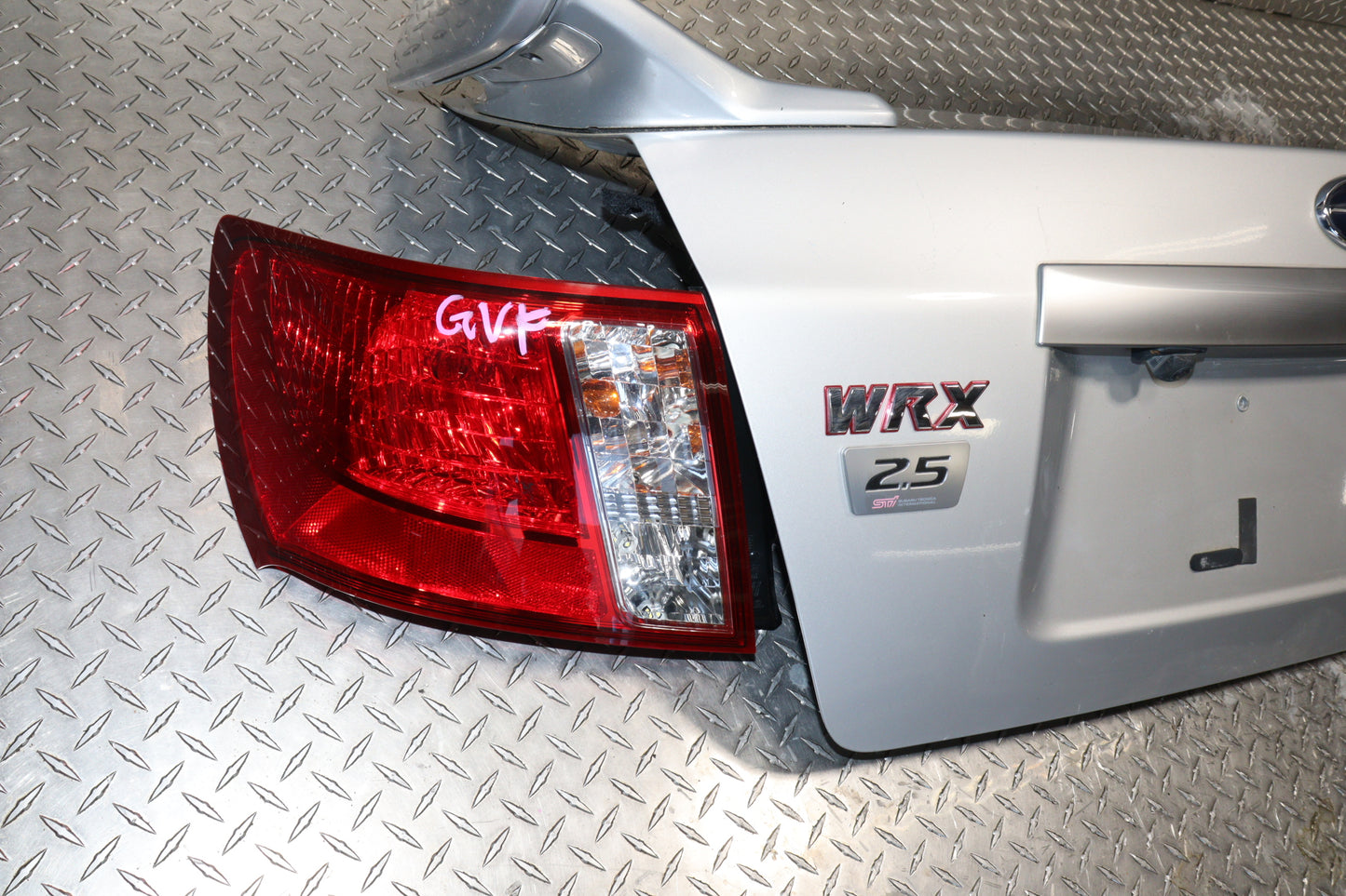 JDM 2008 - 2014 SUBARU IMPREZA WRX STI SEDAN GRB GVF REAR TRUNK W/ SPOILER, TAIL LIGHTS & REAR BUMPER