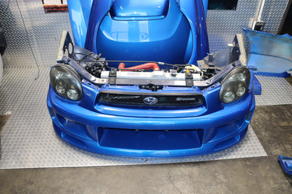 JDM SUBARU IMPREZA WRX STI S202 GDB BUGEYE COMPLETE FRONT END NOSE CUT 392/400