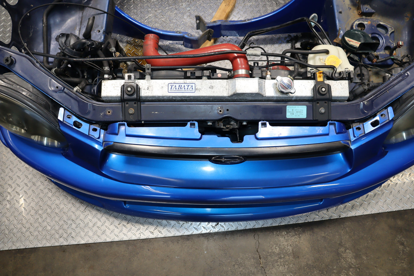 JDM SUBARU IMPREZA WRX STI S202 GDB BUGEYE COMPLETE FRONT END NOSE CUT 392/400