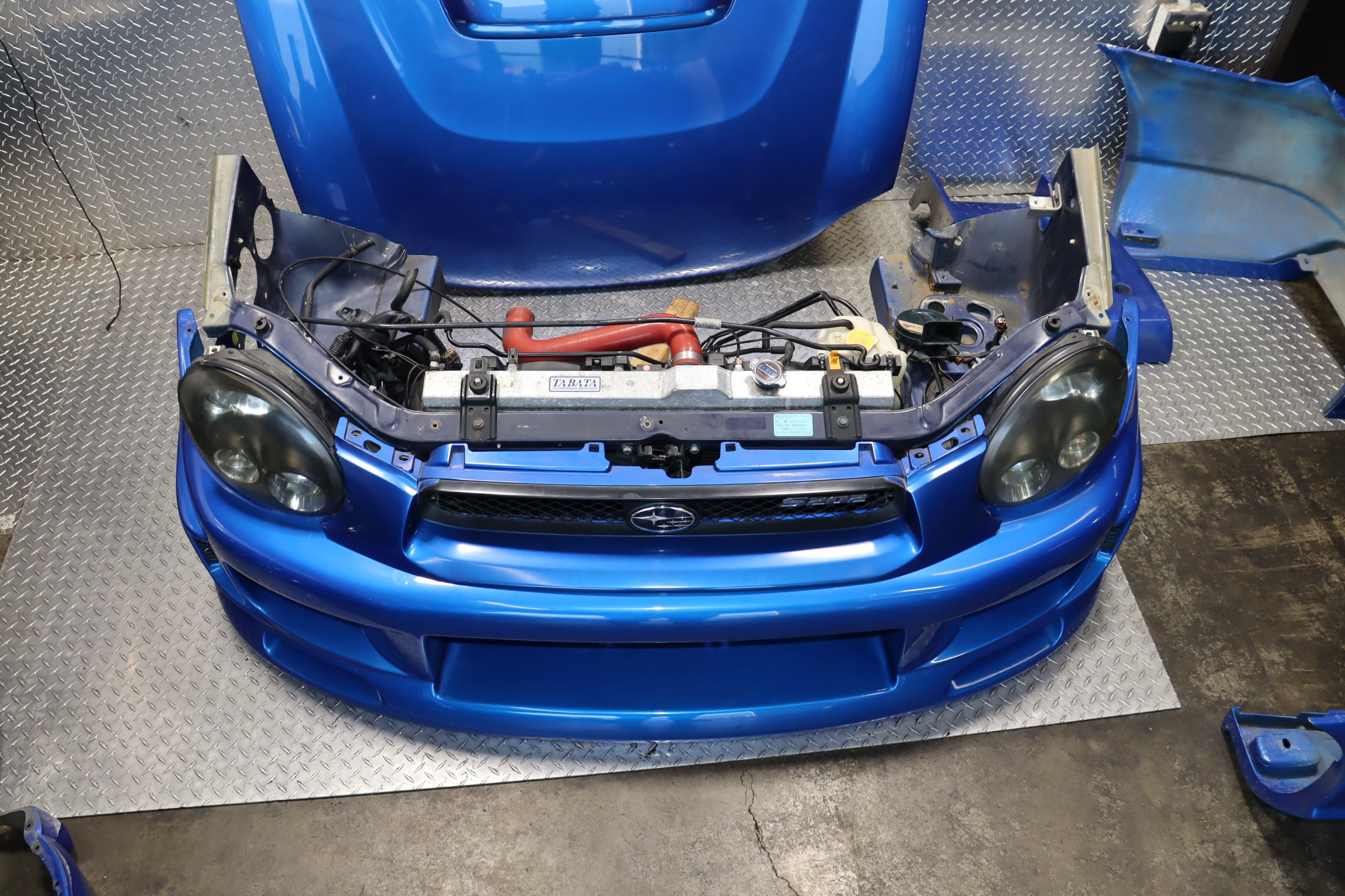 JDM SUBARU IMPREZA WRX STI S202 GDB BUGEYE COMPLETE FRONT END NOSE CUT –  JDM Westcoast