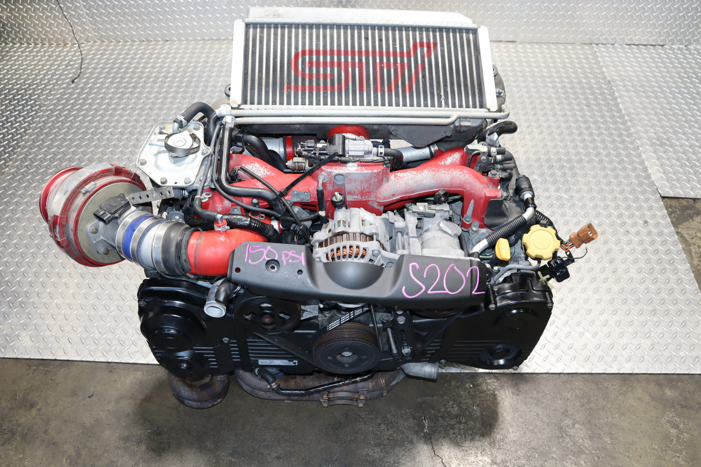 JDM EJ207 2002 - 2003 SUBARU IMPREZA WRX STI S202 GDB VER7 SPEC-C TURBO VF34 ENGINE