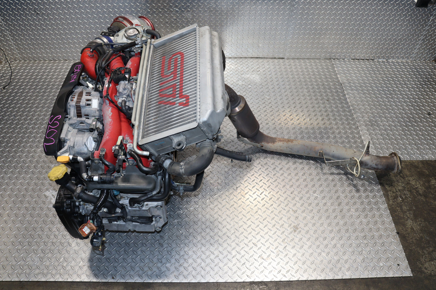 JDM EJ207 2002 - 2003 SUBARU IMPREZA WRX STI S202 GDB VER7 SPEC-C TURBO VF34 ENGINE