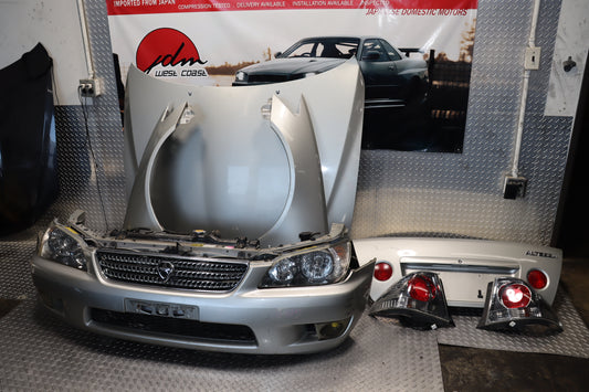 JDM 1998 - 2005 TOYOTA ALTEZZA SX10 LEXUS IS300 COMPLETE FRONT NOSE CUT AND REAR END SWAP