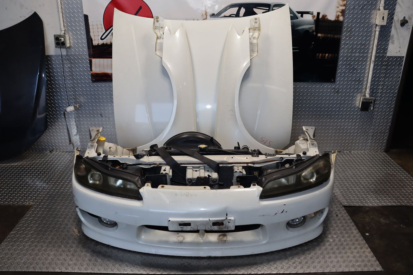 JDM NISSAN SILVIA S15 COMPLETE FRONT END NOSE CUT WITH REAR BUMPER TAILIGHTS