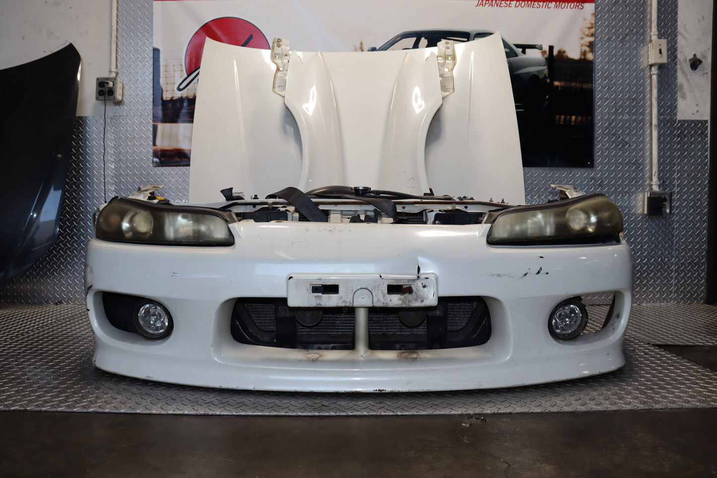 JDM NISSAN SILVIA S15 COMPLETE FRONT END NOSE CUT WITH REAR BUMPER TAILIGHTS