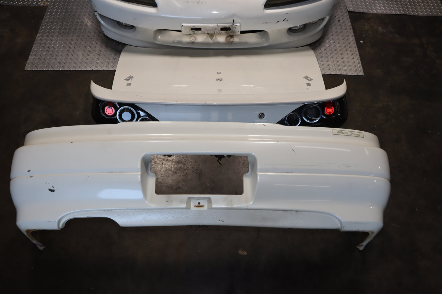 JDM NISSAN SILVIA S15 COMPLETE FRONT END NOSE CUT WITH REAR BUMPER TAILIGHTS