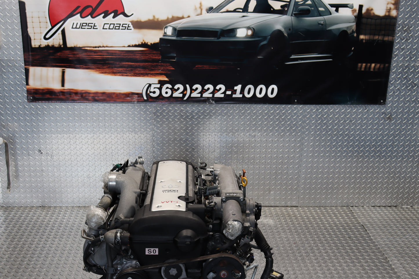 JDM 1JZ-GTE MOTOR TOYOTA SOARER MARK II VEROSSA 2.5L VVTI TURBO ENGINE W/ AT 1JZ