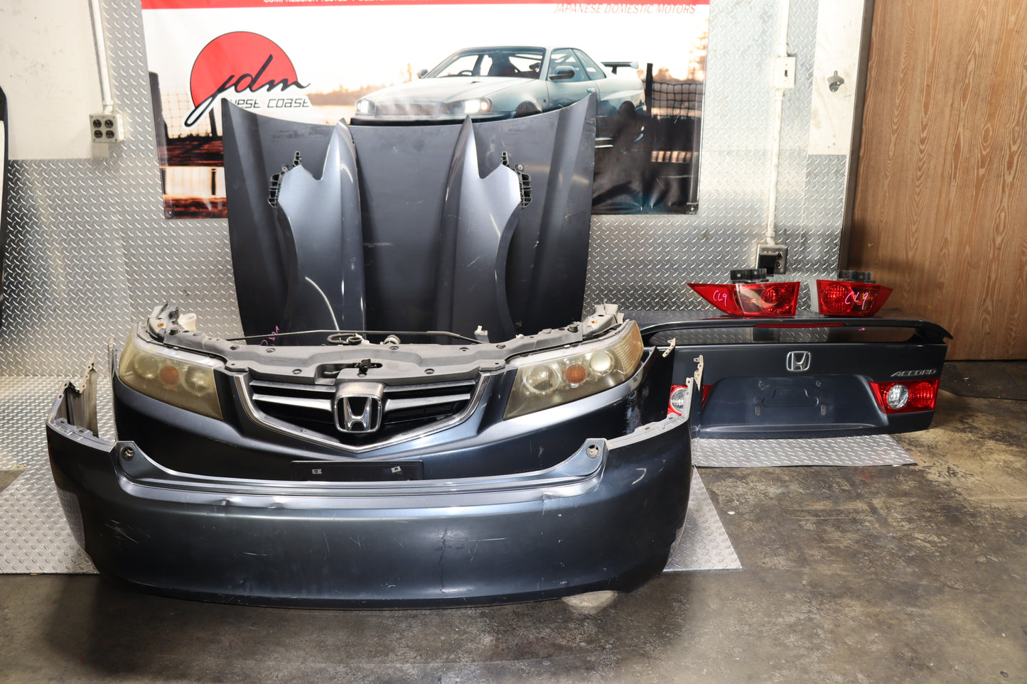 JDM 2004 - 2008 HONDA ACCORD CL7 ACURA TSX COMPLETE FRONT END NOSE CUT CONVERSION